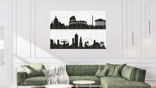 Collection of cityscapes art from art4bricks.com